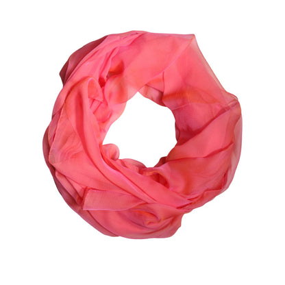Dolce & Gabbana Pink Silk Rectangle Women Wrap Shawl Scarf