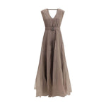 Brunello Cucinelli Silk Long Dress BR-MF940A5336C2925-L