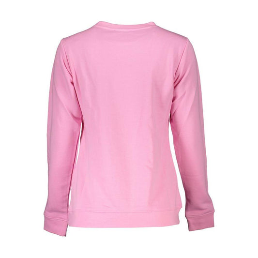 Cavalli Class Pink Cotton Sweater CA-26821-XS
