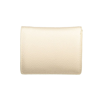 Mario Valentino Beige Polyurethane Women's Wallet