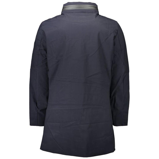 U.S. POLO ASSN. Blue Polyester Men Jacket US-9356-IT48 | M