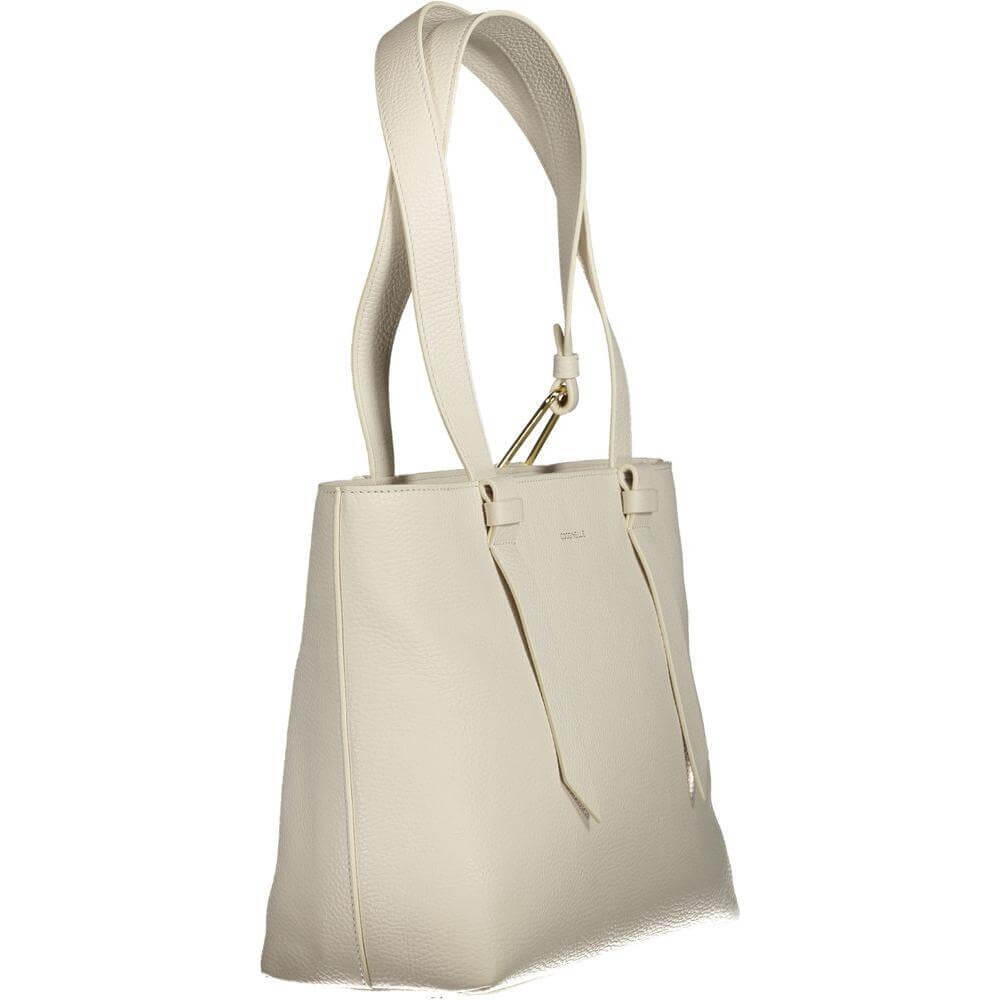 Coccinelle White Leather Handbag CO-35672