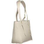 Coccinelle White Leather Handbag CO-35672
