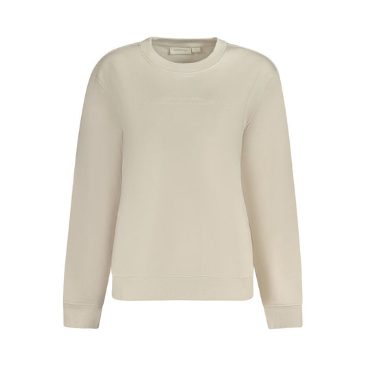 Calvin Klein Beige Cotton Women Sweater CA-33776-XS