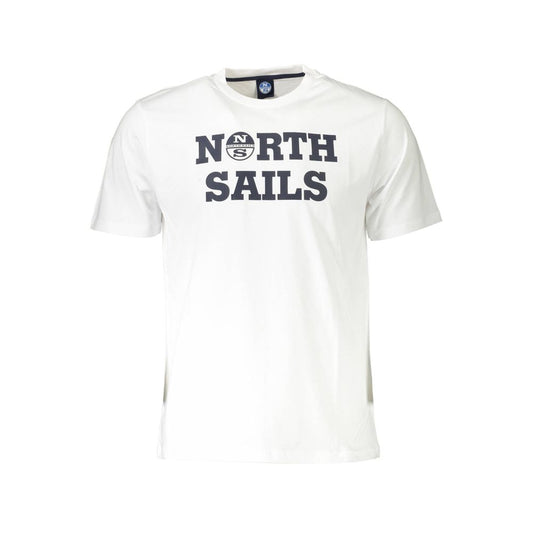 North Sails White Cotton Men's T-Shirt