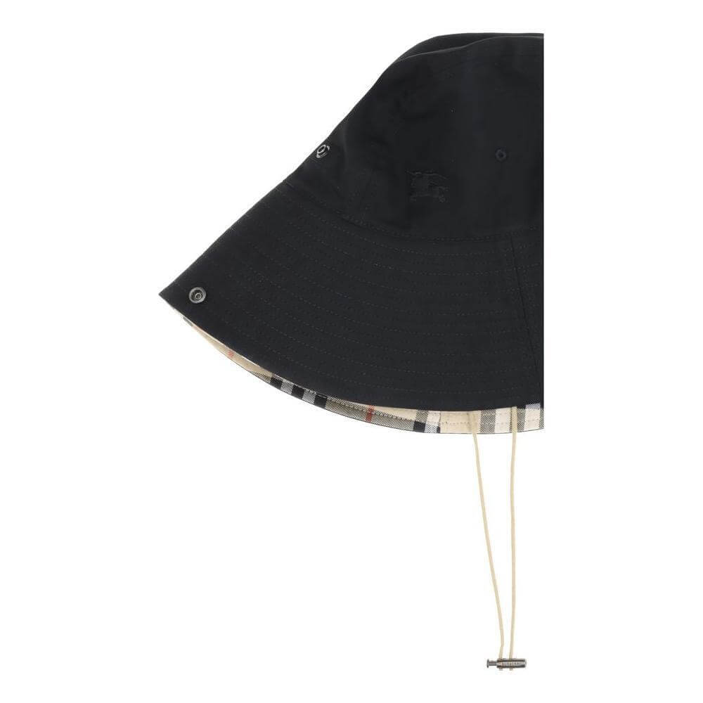 Burberry Check brim gabardine Bucket Hat BU-8112364A1189-S