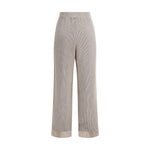 Brunello Cucinelli Ribbed lurex Pants BR-MAZ260299PCXB87-L