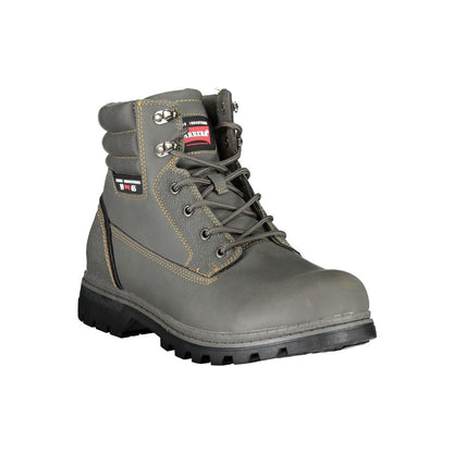 Carrera Grigio Poliuretano Men Ankle Boot