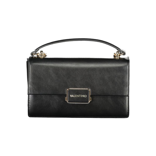 Mario Valentino Black Polyurethane Women Shoulder Bag 1728,67403481248,Bags,Black,Handbags - Bags,Mario Valentino,New with tags,Women