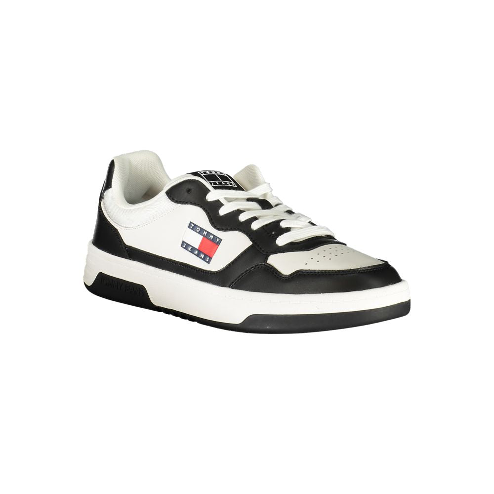 Tommy Hilfiger Black Polyurethane Men Sneaker 1728,67403481248,Athletic - Sneakers - Shoes,Black,EU40/US7,EU41/US8,EU42/US9,EU43/US10,EU44/US11,EU45/US12,EU46,Men,New with tags,Shoes,Sneakers - Shoes,Tommy Hilfiger