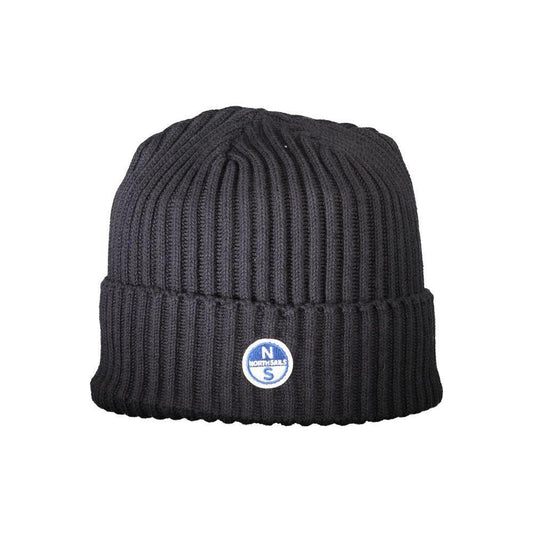 North Sails Black Cotton Unisex Cap NO-33599
