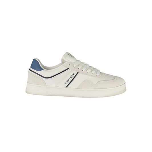 Tommy Hilfiger White Polyurethane Men's Sneaker 1728,67403481248,Athletic - Sneakers - Shoes,EU40/US7,EU41/US8,EU42/US9,EU43/US10,EU44/US11,EU45/US12,EU46,Men,New with tags,Shoes,Sneakers - Shoes,Tommy Hilfiger,White