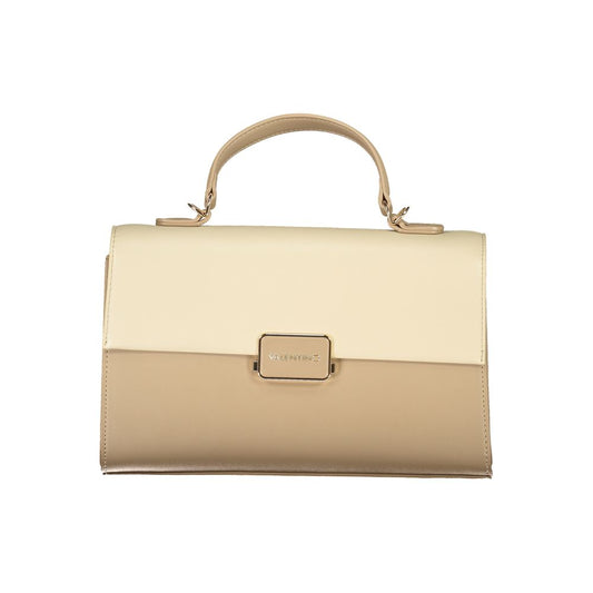 Mario Valentino Beige Polyurethane Women Handbag 1728,67403481248,Bags,Beige,Handbags - Bags,Mario Valentino,New with tags,Women