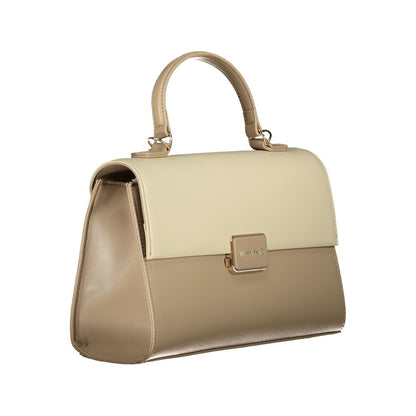 Mario Valentino Beige Polyurethane Women's Bag