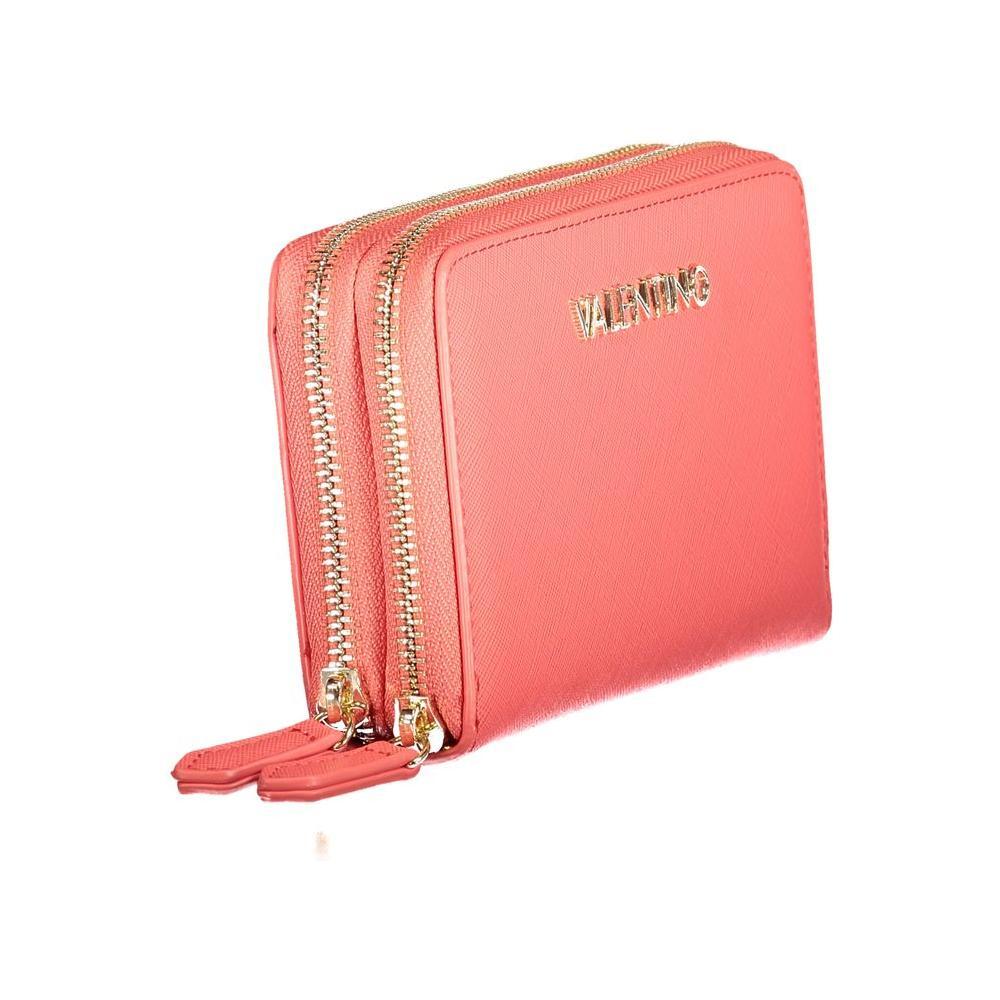 Mario Valentino Pink Polyethylene Wallet VA-36214