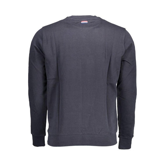 U.S. POLO ASSN. Blue Cotton Men Sweater US-16974-XL