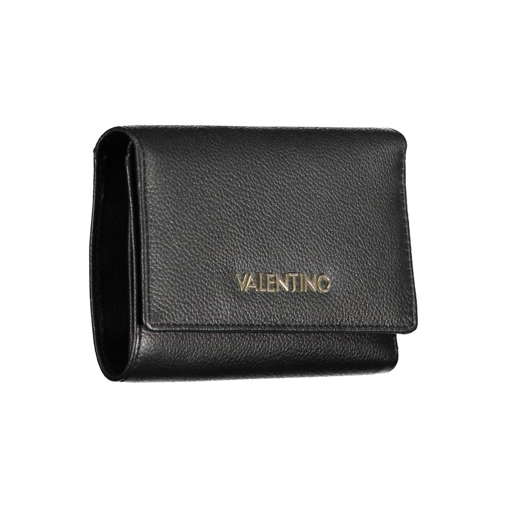 Valentino Black Polyurethane Women's Wallet