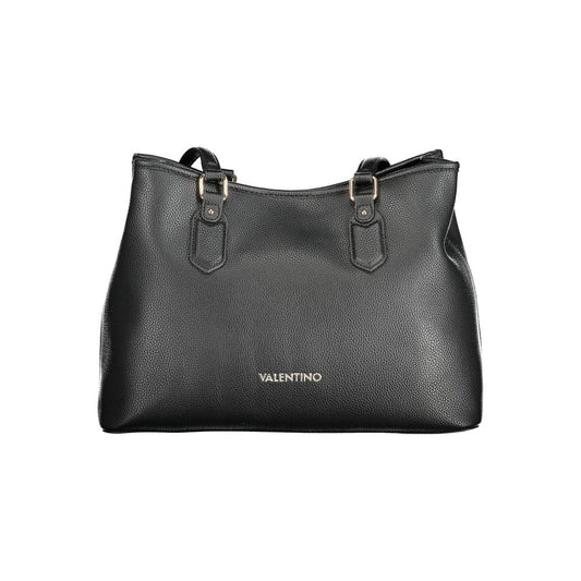 Mario Valentino Black Polyurethane Women Handbag 1728,67403481248,Bags,Black,Handbags - Bags,Mario Valentino,New with tags,Women