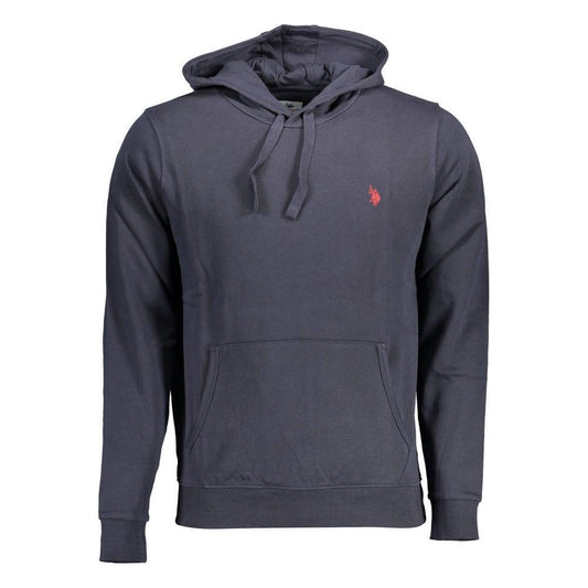 U.S. POLO ASSN. Blue Cotton Men Sweater US-16837-M