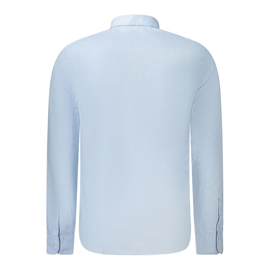 Timberland Light Blue Cotton Men Shirt TI-35503-S