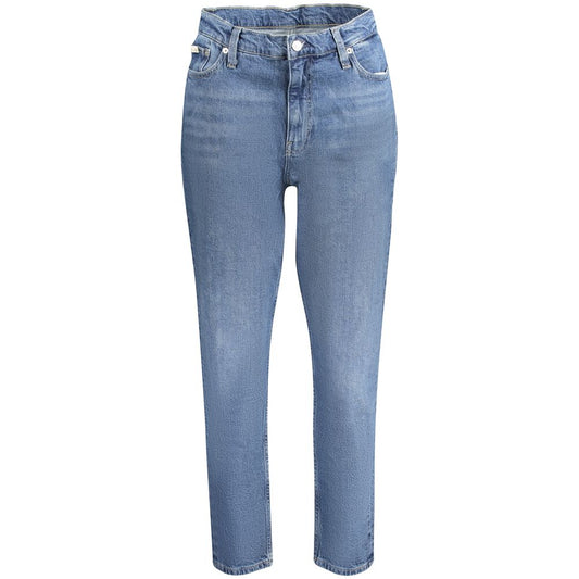 Calvin Klein Blu Cotton Women Jeans 1728,25 L28,26 L28,27 L28,28 L28,29 L28,30 L28,31 L28,67403481248,Blue,Calvin Klein,Clothing,Jeans Denim - Clothing,Mom Jeans - Jeans Denim - Clothing,New with tags,Women