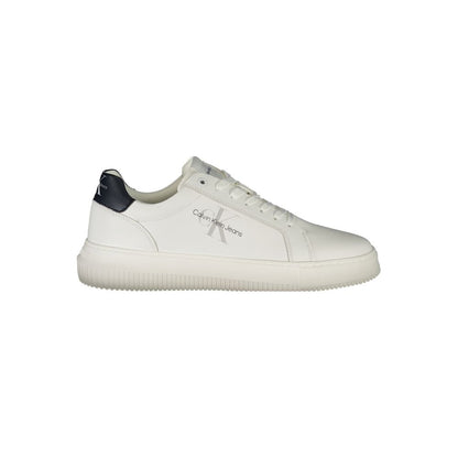 Calvin Klein Bianco Leather Men Sneaker 1728,67403481248,Athletic - Sneakers - Shoes,Calvin Klein,EU40/US7,EU41/US8,EU42/US9,EU43/US10,EU44/US11,EU45/US12,Men,New with tags,Shoes,Sneakers - Shoes,White