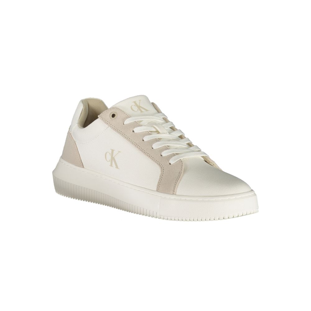 Calvin Klein White Polyurethane Men's Sneaker 1728,67403481248,Athletic - Sneakers - Shoes,Calvin Klein,EU40/US7,EU41/US8,EU42/US9,EU43/US10,EU44/US11,EU45/US12,Men,New with tags,Shoes,Sneakers - Shoes,White