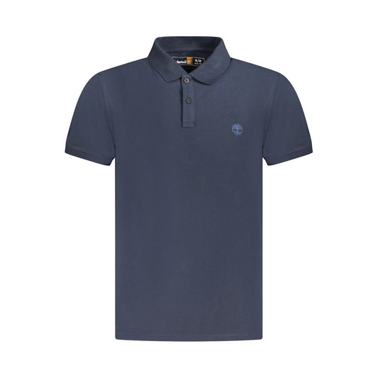 Timberland Blue Cotton Men Polo Shirt TI-35417-S