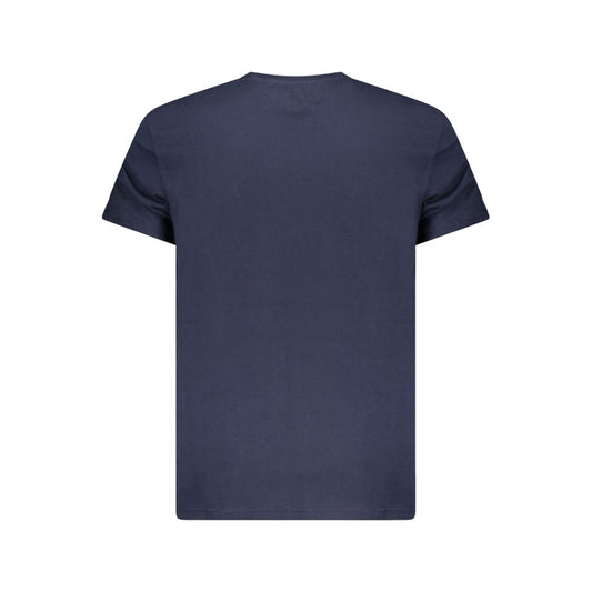 Tommy Hilfiger Blue Cotton Men T-Shirt TO-38470-S