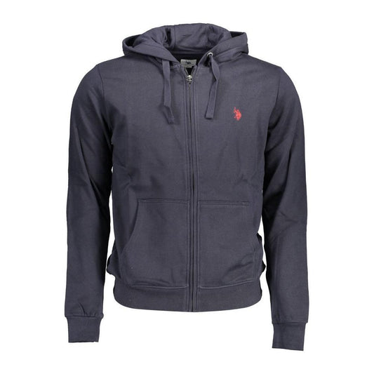 U.S. POLO ASSN. Blue Cotton Men Sweater US-16907-XL