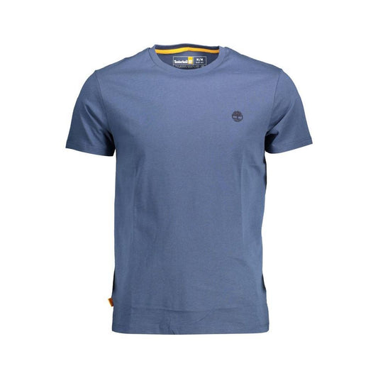 Timberland Blue Organic Cotton Men T-Shirt TI-36858-S