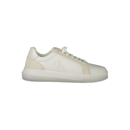 Calvin Klein White Polyurethane Men Sneaker 1728,67403481248,Athletic - Sneakers - Shoes,Calvin Klein,EU40/US7,EU41/US8,EU42/US9,EU43/US10,EU44/US11,EU45/US12,Men,New with tags,Shoes,Sneakers - Shoes,White