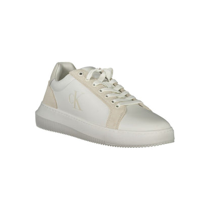 Calvin Klein White Polyurethane Men Sneaker 1728,67403481248,Athletic - Sneakers - Shoes,Calvin Klein,EU40/US7,EU41/US8,EU42/US9,EU43/US10,EU44/US11,EU45/US12,Men,New with tags,Shoes,Sneakers - Shoes,White