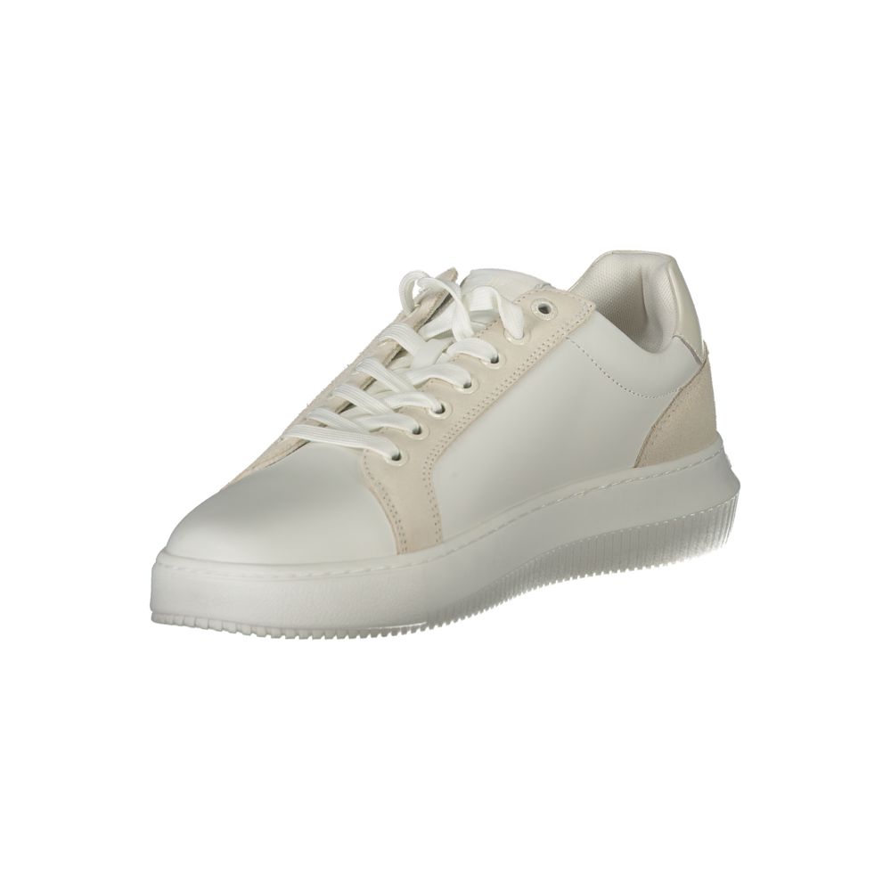 Calvin Klein White Polyurethane Men Sneaker 1728,67403481248,Athletic - Sneakers - Shoes,Calvin Klein,EU40/US7,EU41/US8,EU42/US9,EU43/US10,EU44/US11,EU45/US12,Men,New with tags,Shoes,Sneakers - Shoes,White