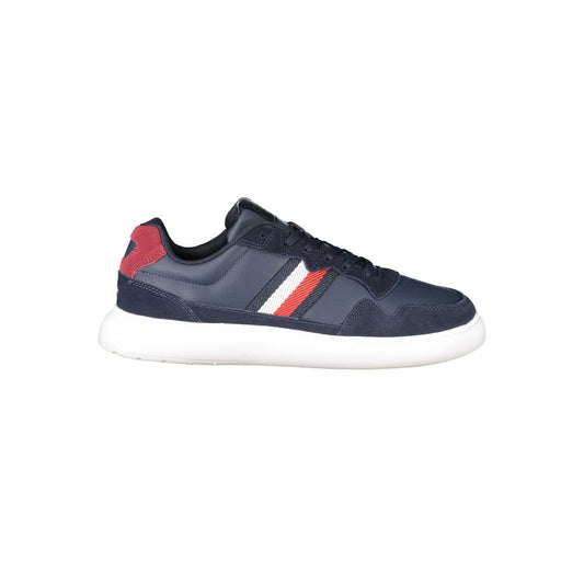 Tommy Hilfiger Blue Polyurethane Men Sneaker 1728,67403481248,Athletic - Sneakers - Shoes,Blue,EU40/US7,EU41/US8,EU42/US9,EU43/US10,EU44/US11,EU45/US12,EU46,Men,New with tags,Shoes,Sneakers - Shoes,Tommy Hilfiger