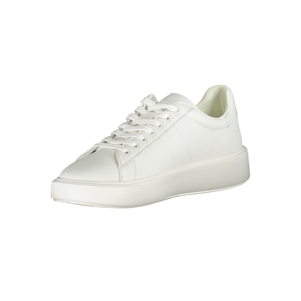Blauer White Polyurethane Men Sneaker 1728,67403481248,Athletic - Sneakers - Shoes,Blauer,EU44/US11,EU45/US12,Men,New with tags,Shoes,Sneakers - Shoes,White