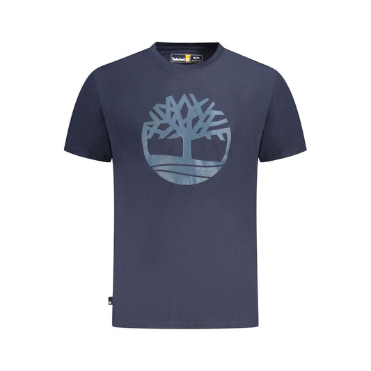 Timberland Blue Cotton T-Shirt TI-35762-S