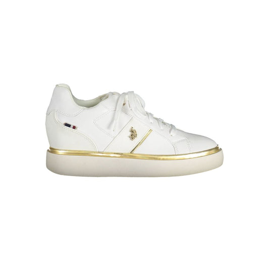 U.S. POLO ASSN. Bianco Polyester Women's Sneaker