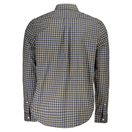 Timberland Blue Cotton Shirt TI-31666-M