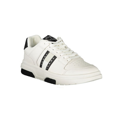 Tommy Hilfiger Bianco Polyurethane Men Sneaker 1728,67403481248,Athletic - Sneakers - Shoes,EU40/US7,EU41/US8,EU42/US9,EU43/US10,EU44/US11,EU45/US12,EU46,Men,New with tags,Shoes,Sneakers - Shoes,Tommy Hilfiger,White