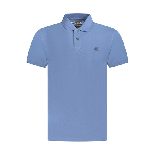 Timberland Blue Cotton Men Polo Shirt TI-35454-S