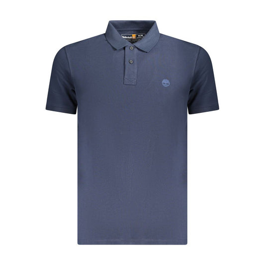 Timberland Blue Cotton Men Polo Shirt TI-35456-S