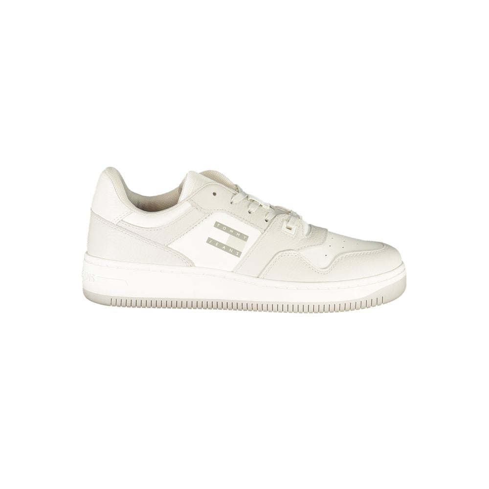 Tommy Hilfiger White Polyurethane Men Sneaker 1728,67403481248,Athletic - Sneakers - Shoes,EU40/US7,EU41/US8,EU42/US9,EU43/US10,EU44/US11,EU45/US12,EU46,Men,New with tags,Shoes,Sneakers - Shoes,Tommy Hilfiger,White
