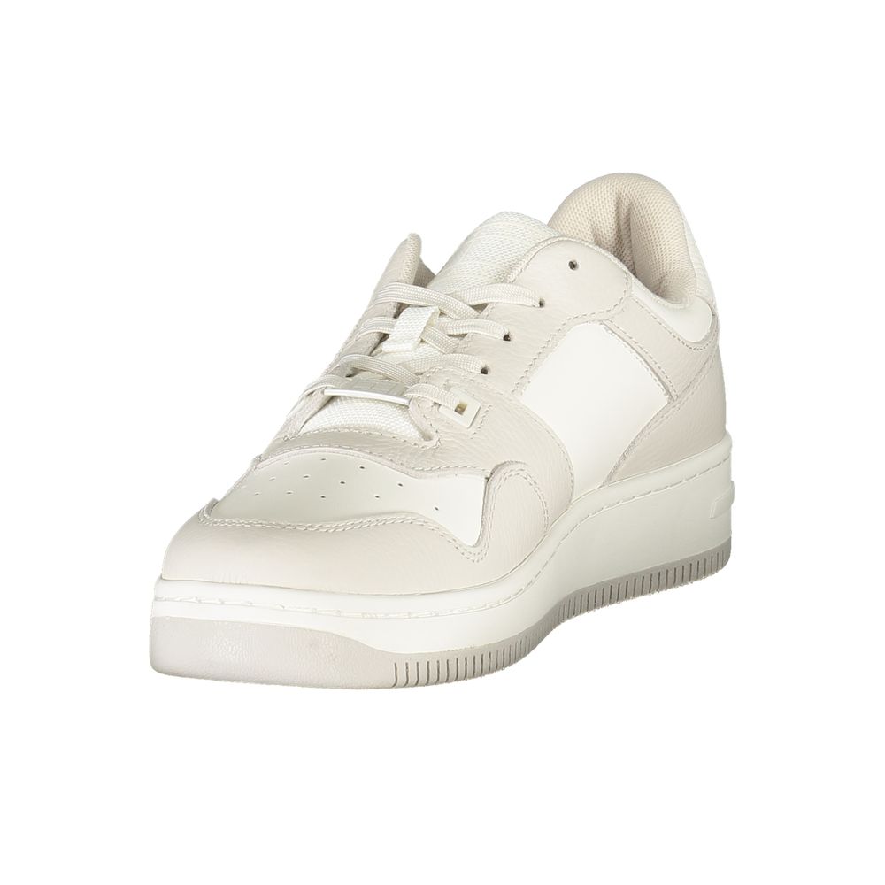 Tommy Hilfiger White Polyurethane Men Sneaker 1728,67403481248,Athletic - Sneakers - Shoes,EU40/US7,EU41/US8,EU42/US9,EU43/US10,EU44/US11,EU45/US12,EU46,Men,New with tags,Shoes,Sneakers - Shoes,Tommy Hilfiger,White
