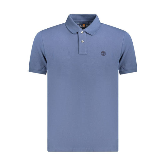 Timberland Blue Cotton Polo Shirt TI-35471-S