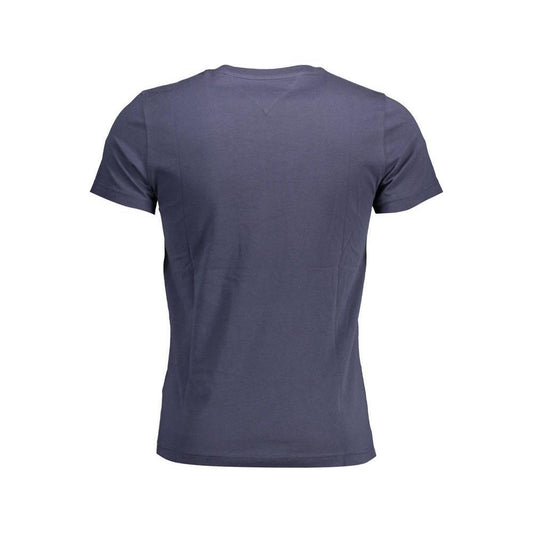 Tommy Hilfiger Blue Cotton T-Shirt TO-25109-XL