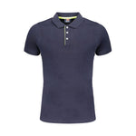 Norway 1963 Blue Cotton Polo Shirt NO-31095-L-FBB-377