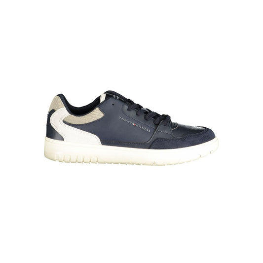 Tommy Hilfiger Blue Polyurethane Men Sneaker 1728,67403481248,Athletic - Sneakers - Shoes,Blue,EU40/US7,EU41/US8,EU42/US9,EU43/US10,EU44/US11,EU45/US12,Men,New with tags,Shoes,Sneakers - Shoes,Tommy Hilfiger