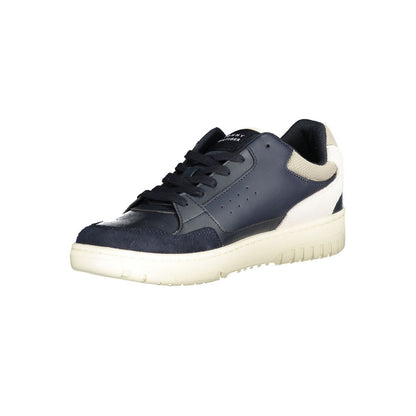Tommy Hilfiger Blue Polyurethane Men Sneaker 1728,67403481248,Athletic - Sneakers - Shoes,Blue,EU40/US7,EU41/US8,EU42/US9,EU43/US10,EU44/US11,EU45/US12,Men,New with tags,Shoes,Sneakers - Shoes,Tommy Hilfiger