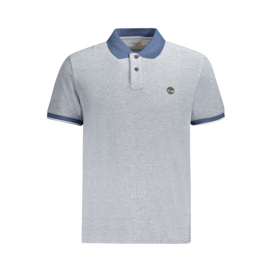 Timberland Blue Cotton Polo Shirt TI-35761-S